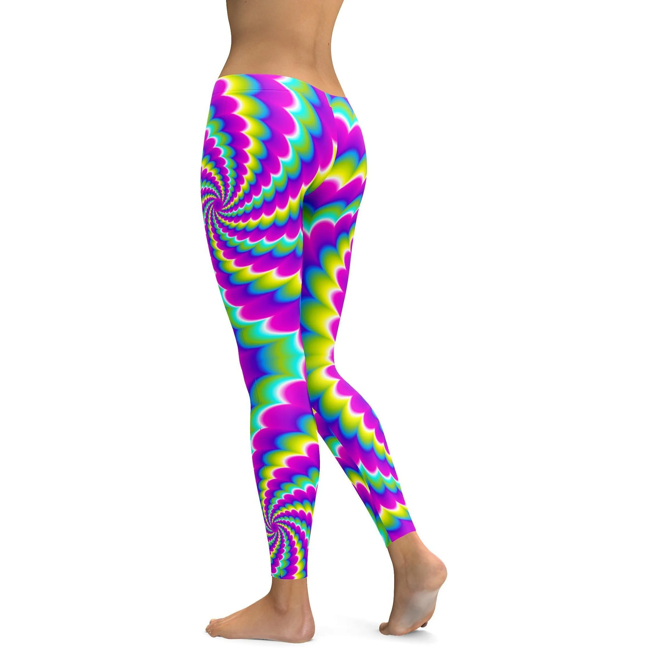 Optical Illusion Spinning Leggings