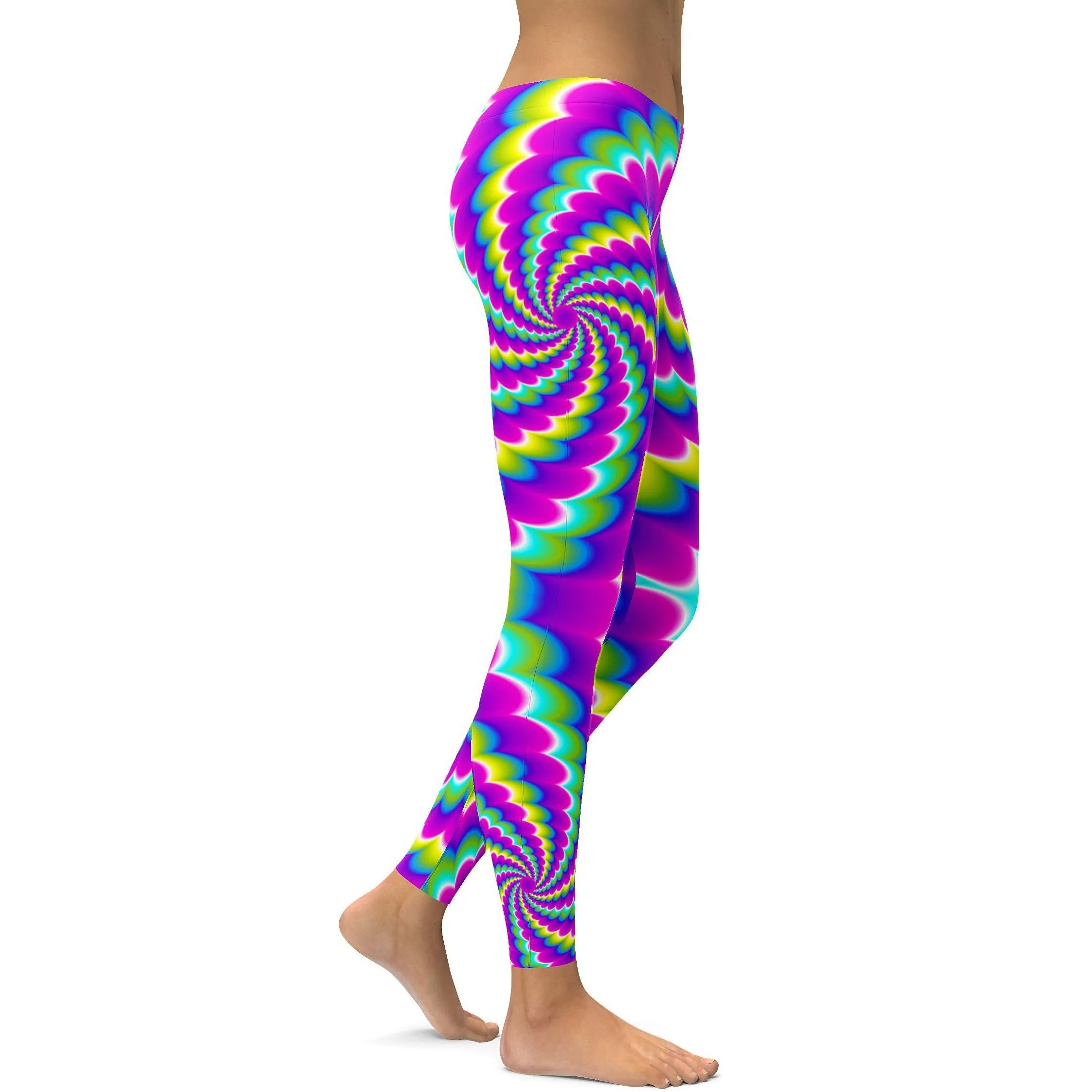 Optical Illusion Spinning Leggings