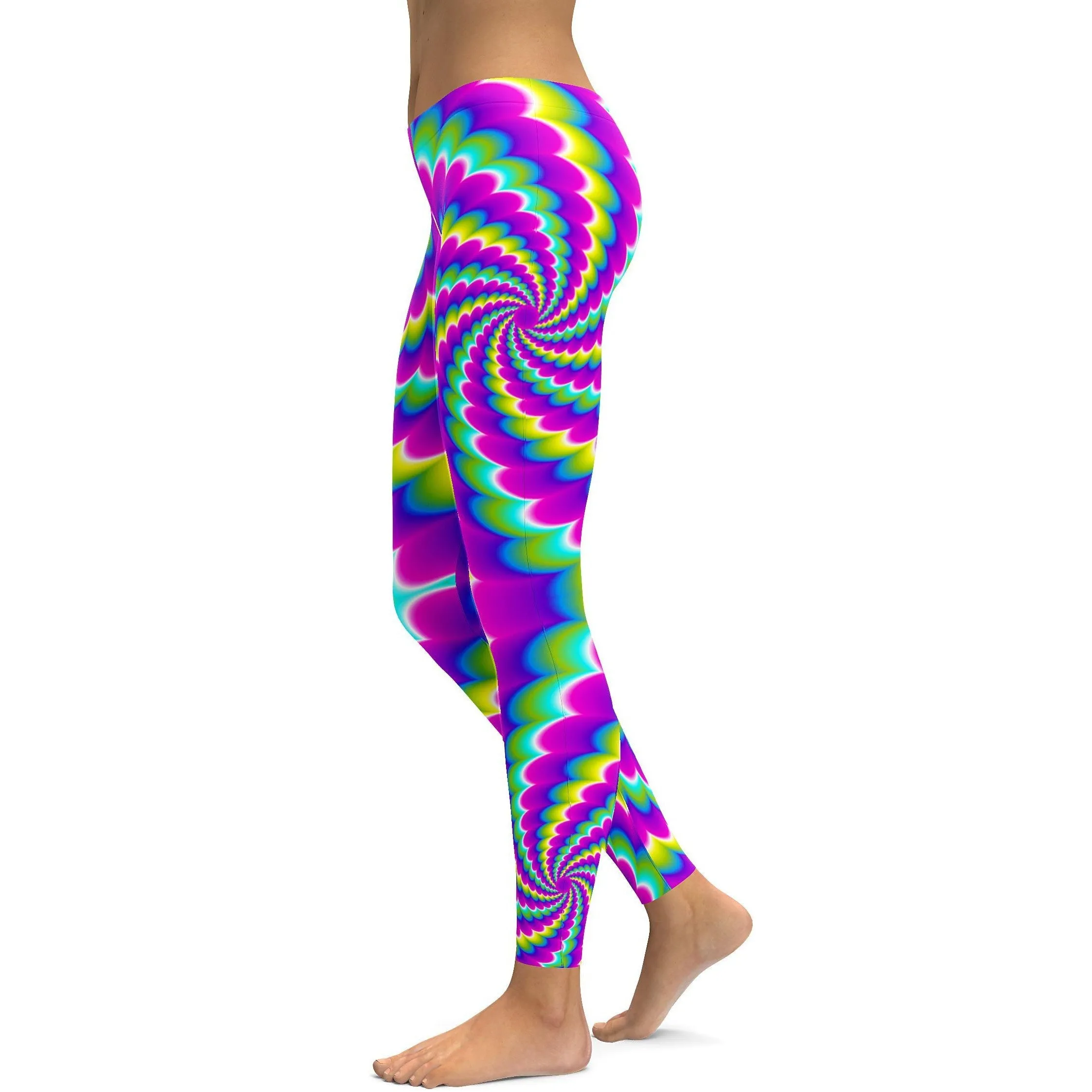 Optical Illusion Spinning Leggings