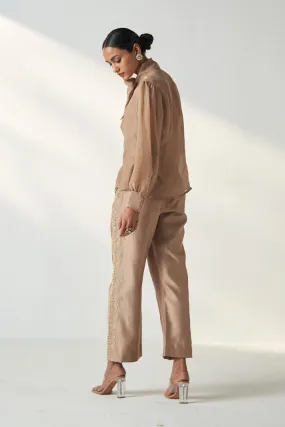 PADMA FAWN SHIRT PANT SET