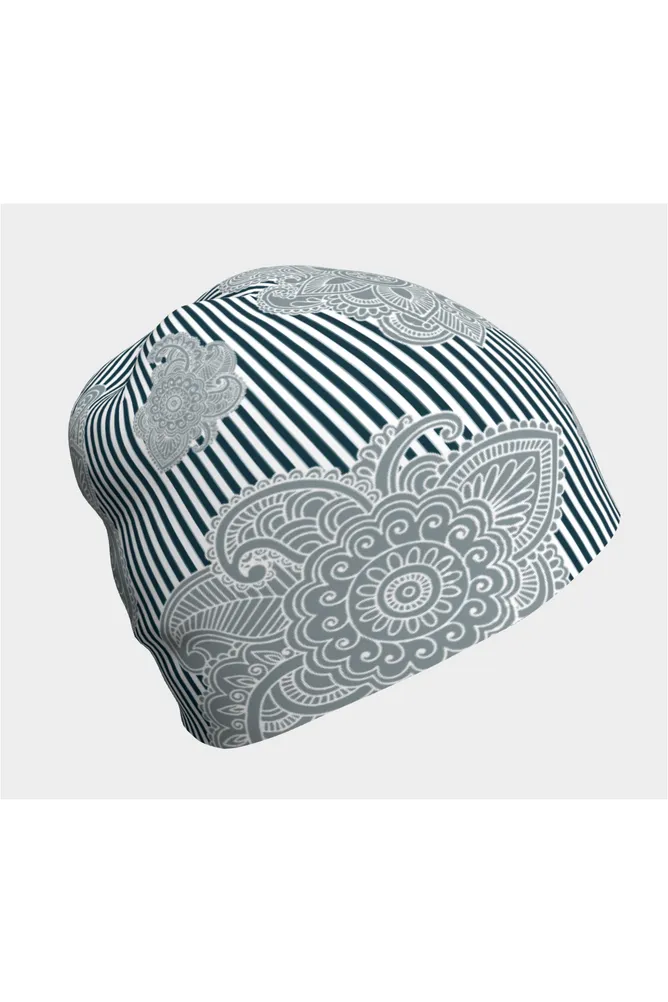 Paisley Pinstripes Beanie