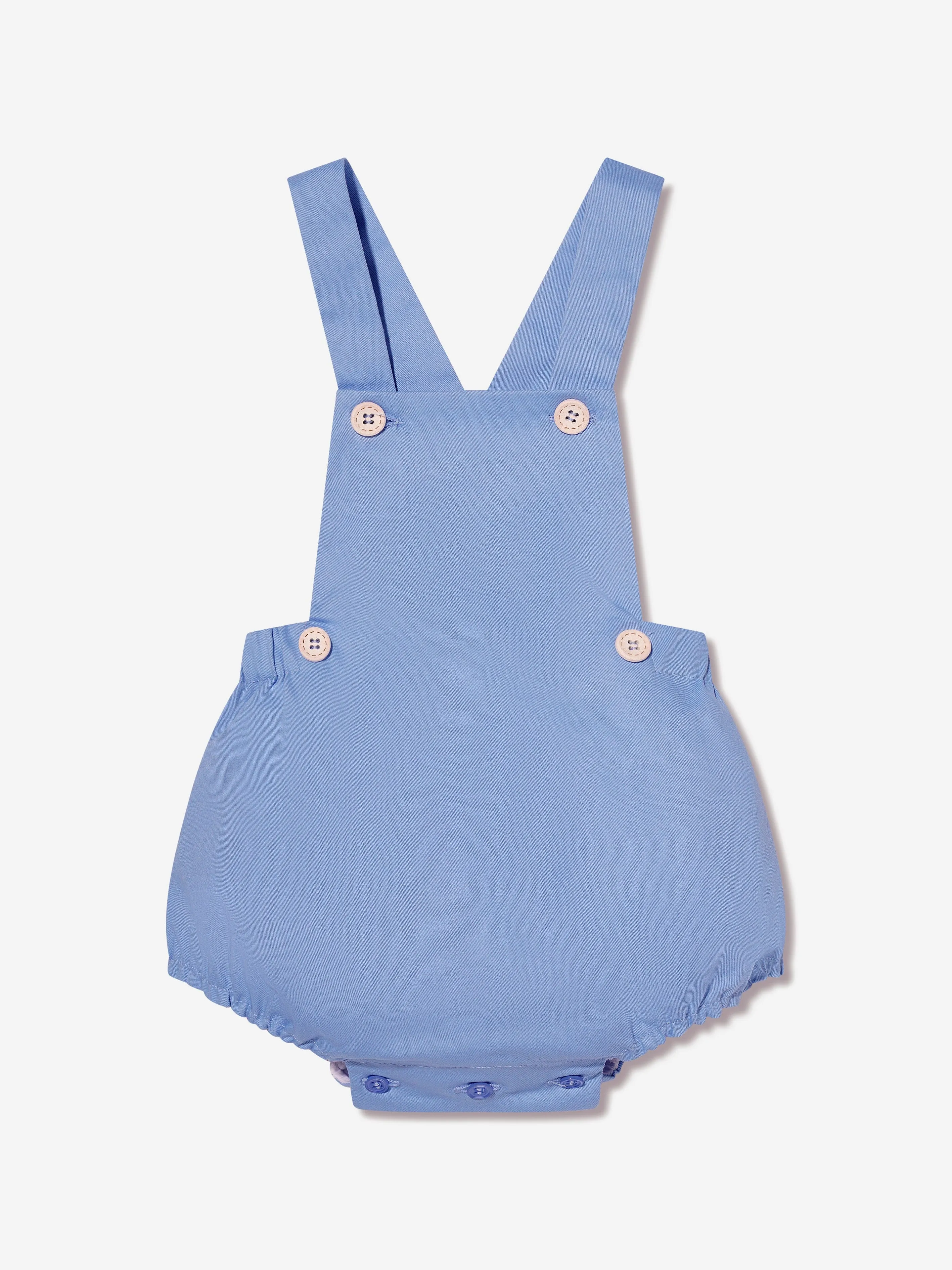 Paz Rodriguez Baby Boys Dungarees Romper in Blue