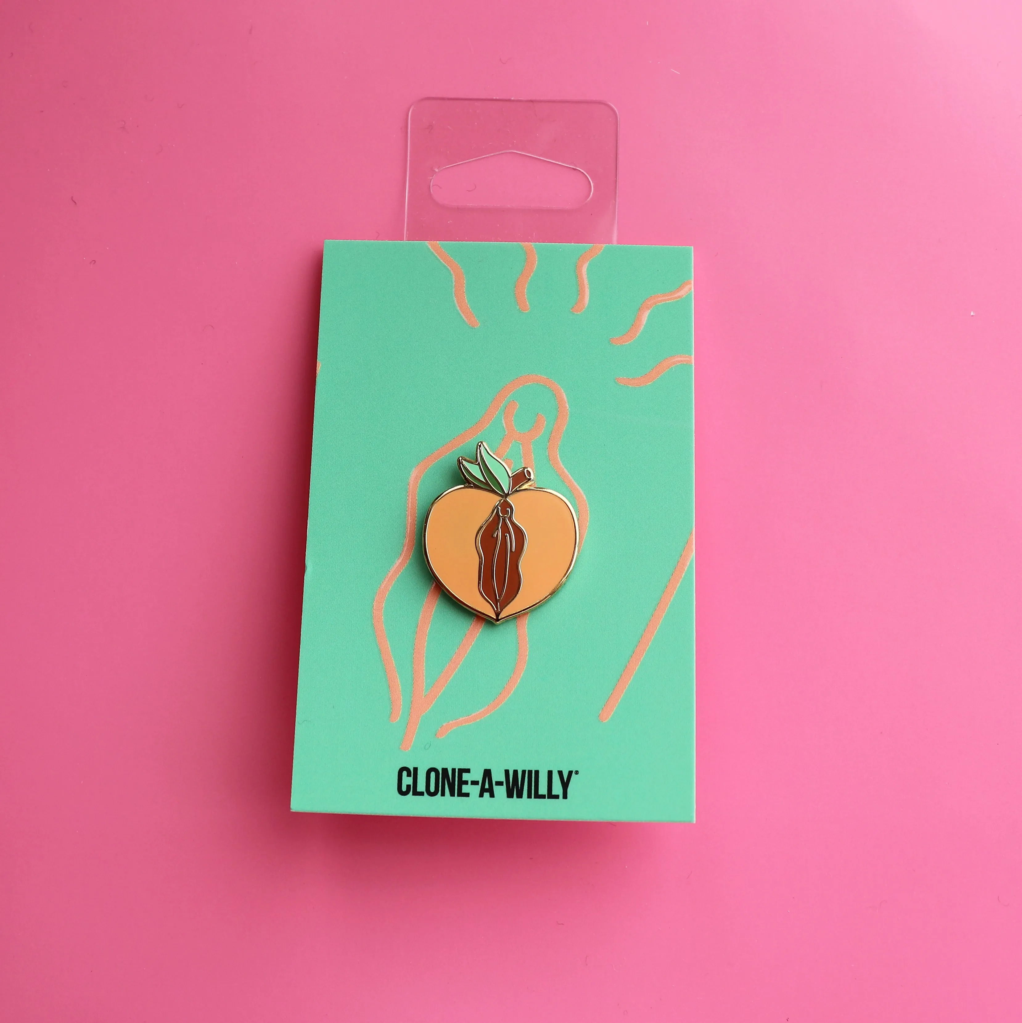 Peach (Pussy) Enamel Pin