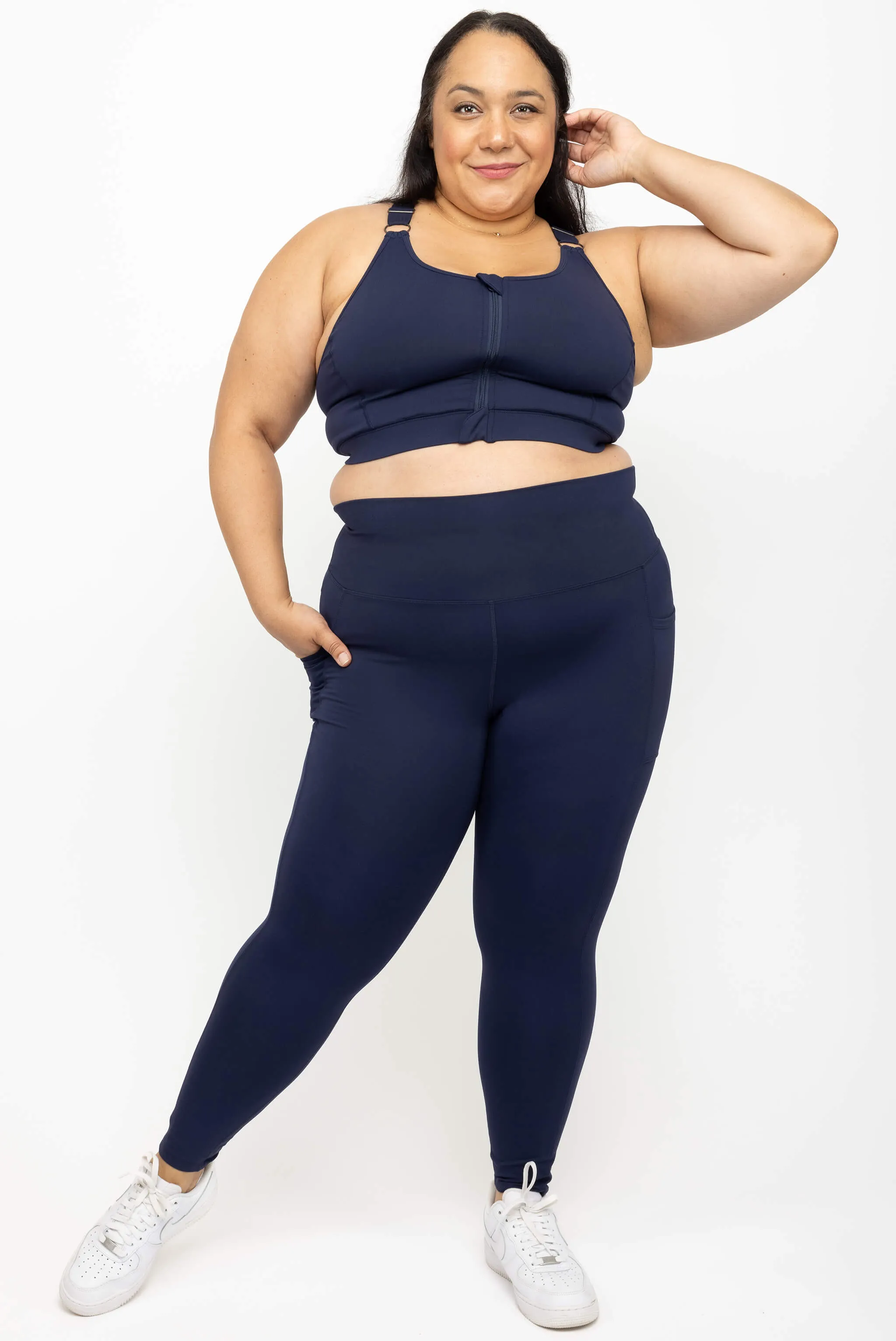 Pocket 7/8 Leggings - Navy