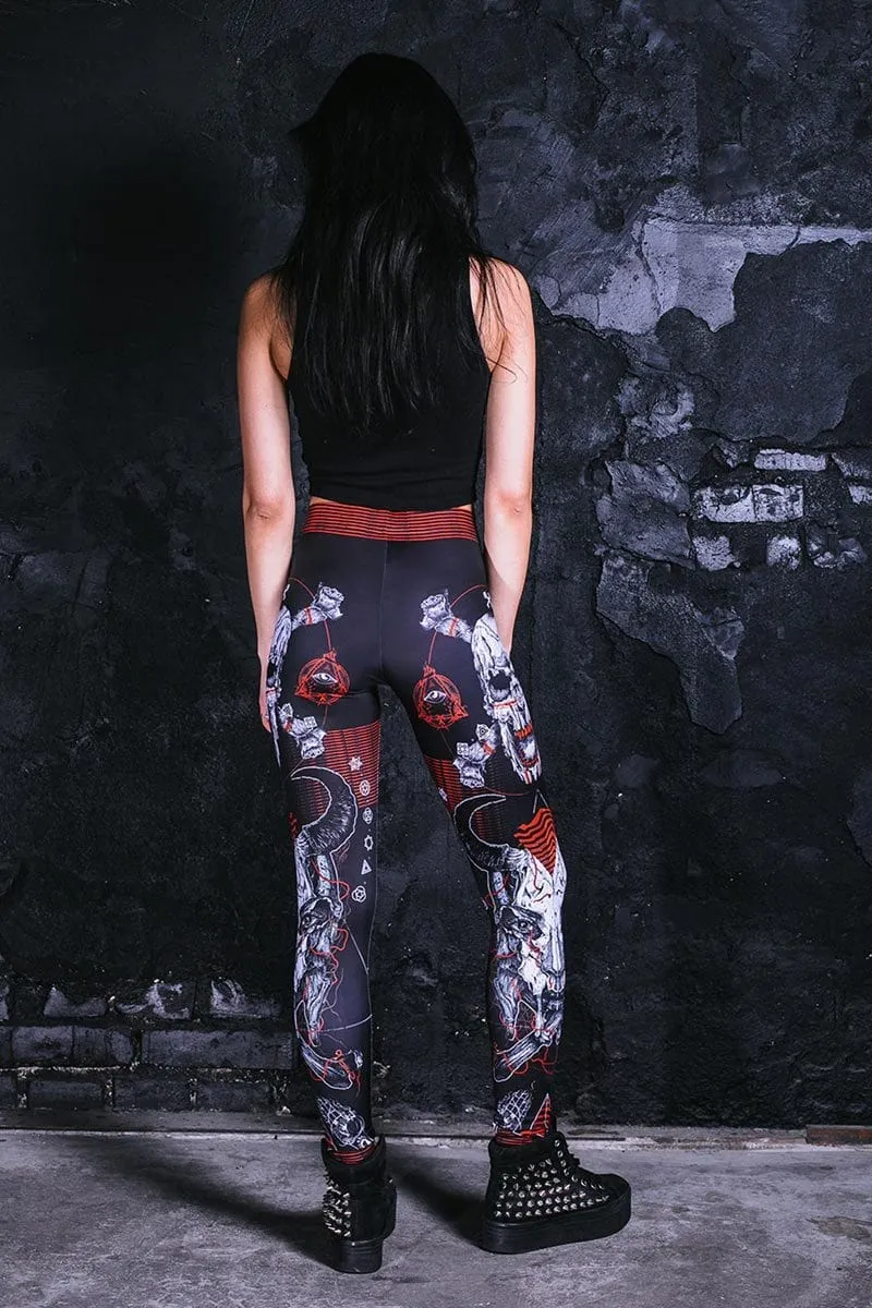 Punk Rock Skull Leggings