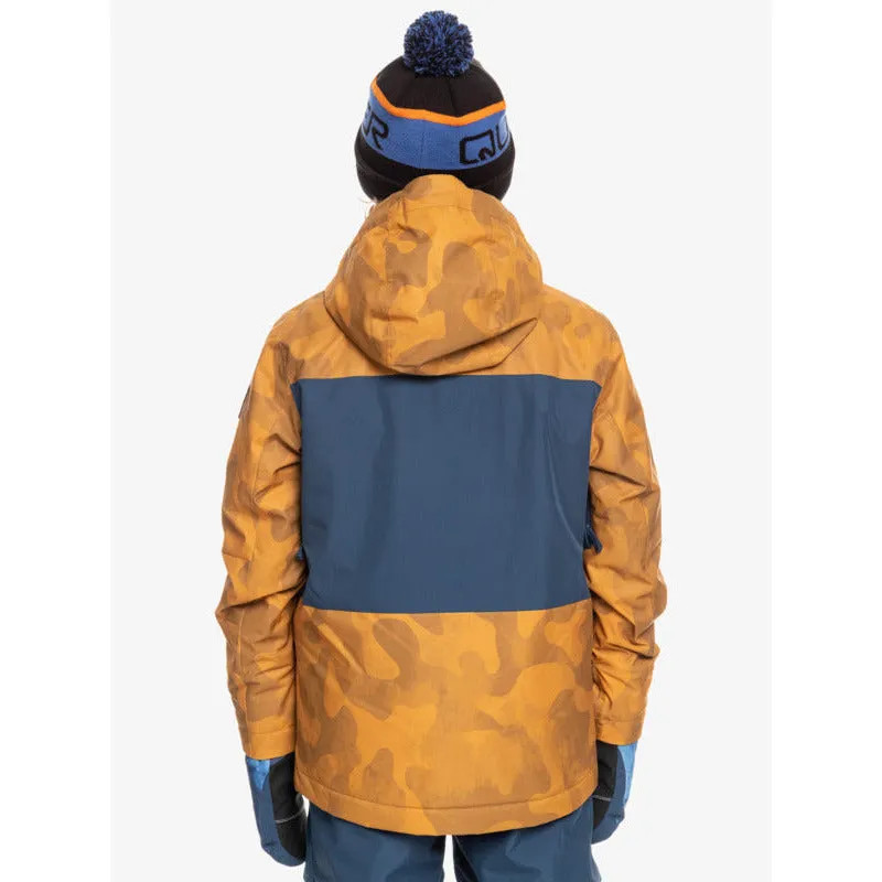 Quiksilver Side Hit Youth Jacket-Buckthorn Brown (CNR1)