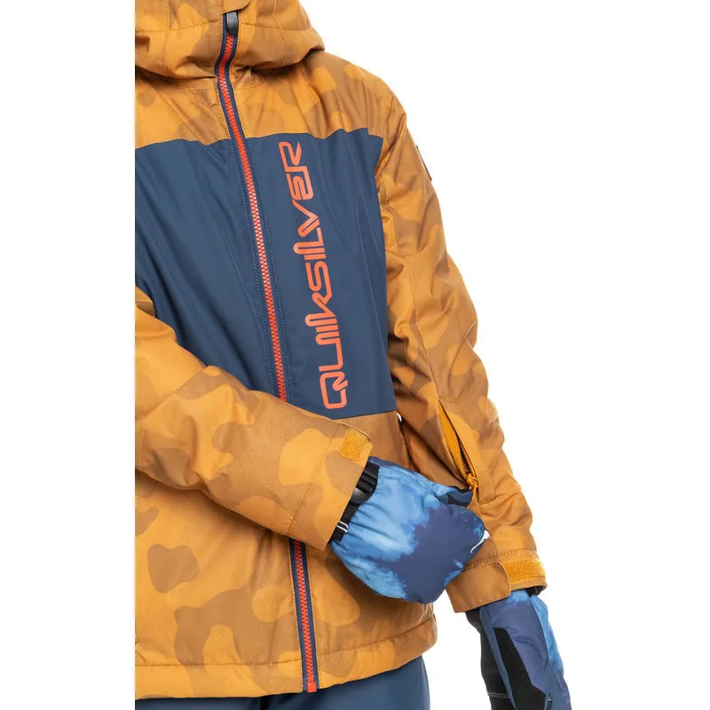 Quiksilver Side Hit Youth Jacket-Buckthorn Brown (CNR1)