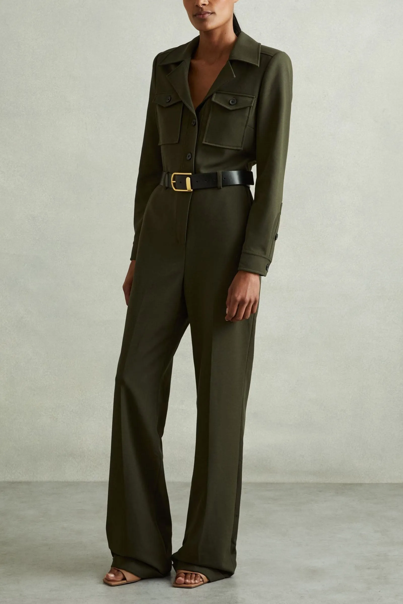 Ray Belted Utility Jumpsuit