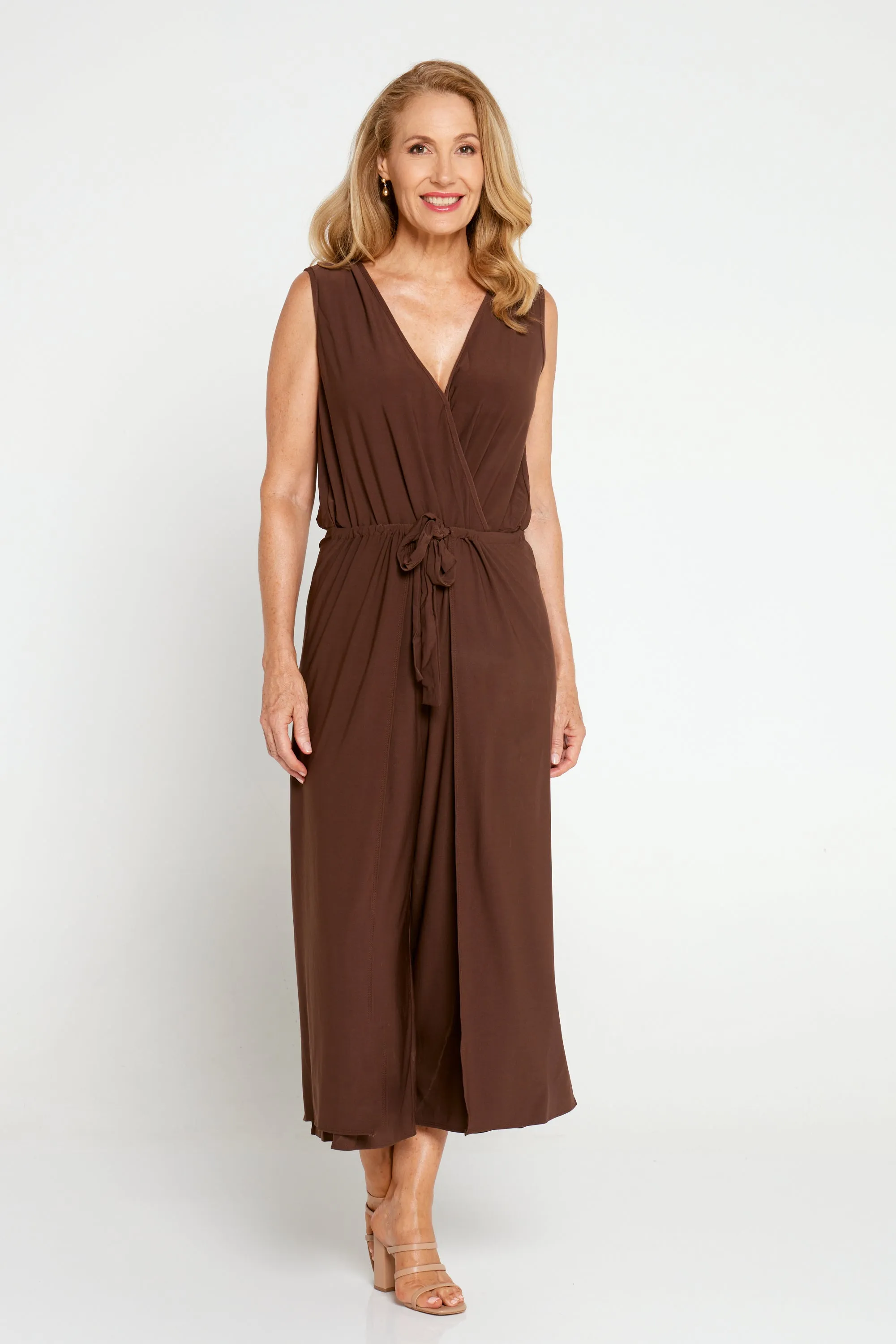 Sable Jumpsuit - Chocolate Latte