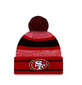 San Francisco 49ers - One Size Knit Beanie with Pom, New Era