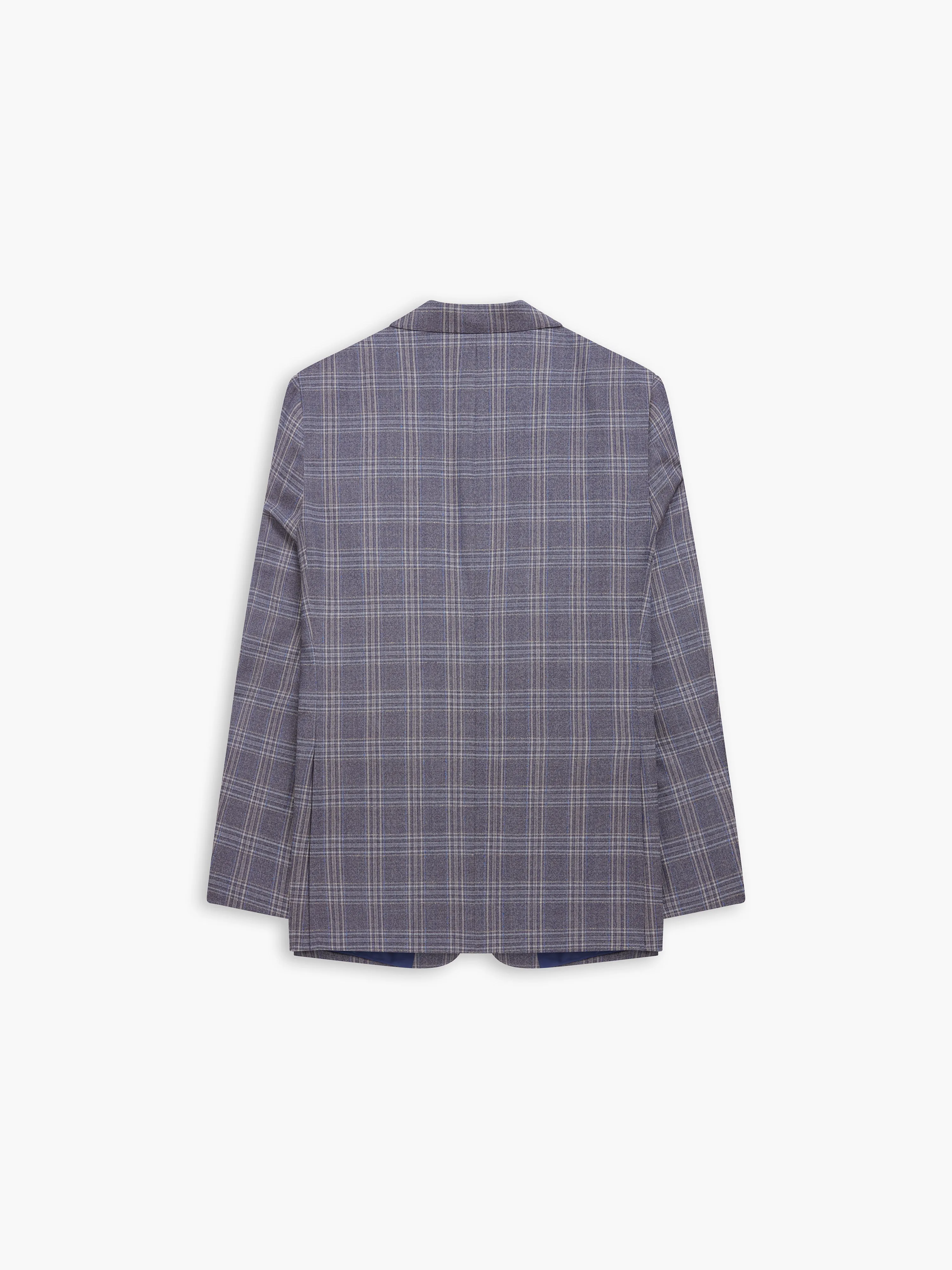 Sandringham Infinity Slim Fit Melange Check Jacket