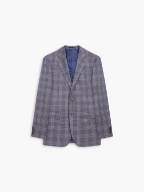 Sandringham Infinity Slim Fit Melange Check Jacket