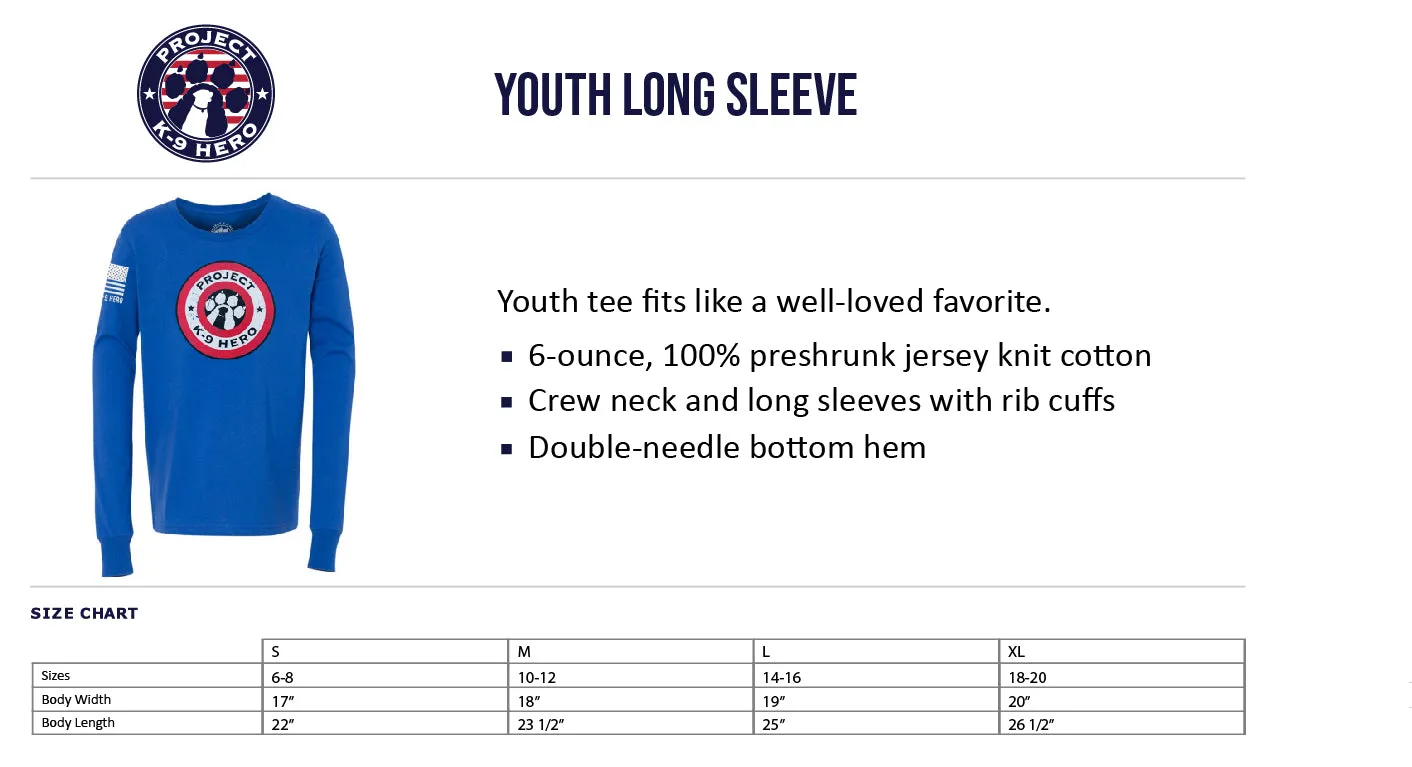 Shield Collection Youth Long Sleeve Shirt