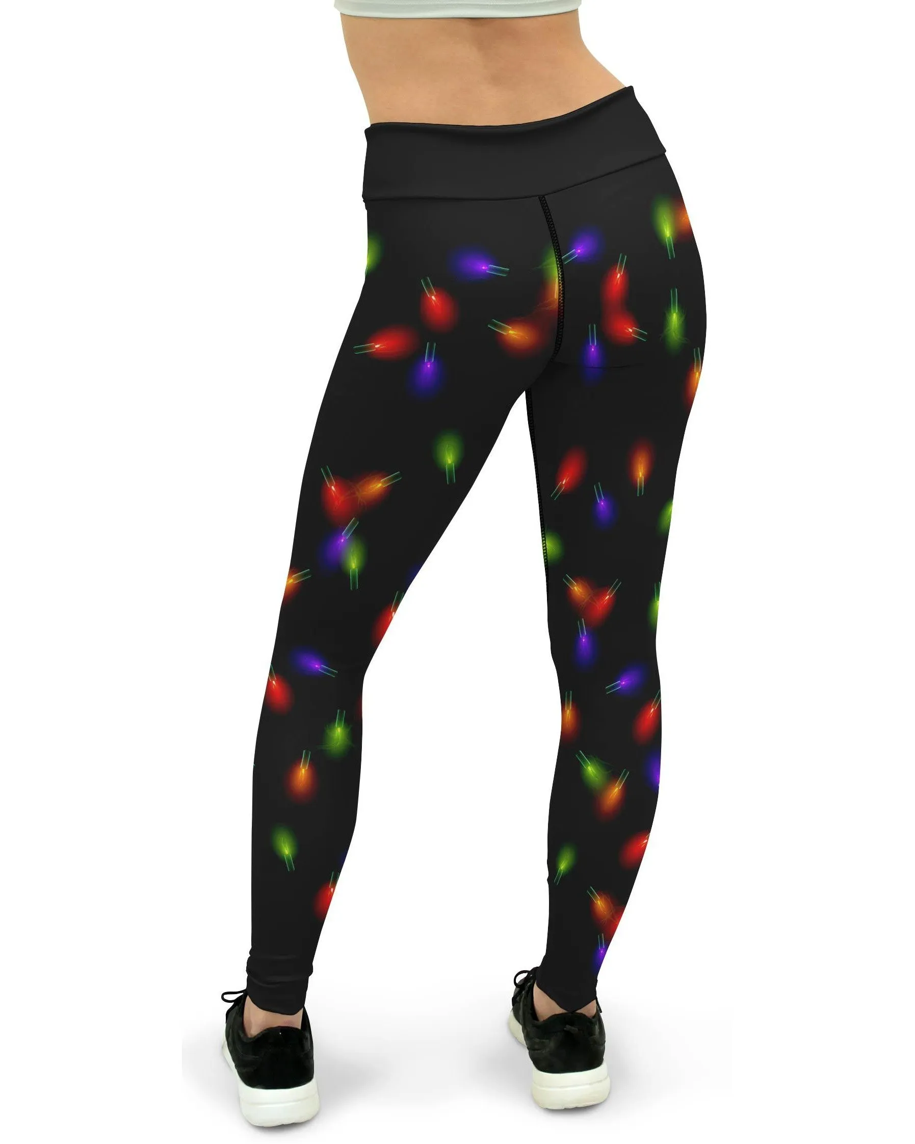 Small Christmas Lights Yoga Pants