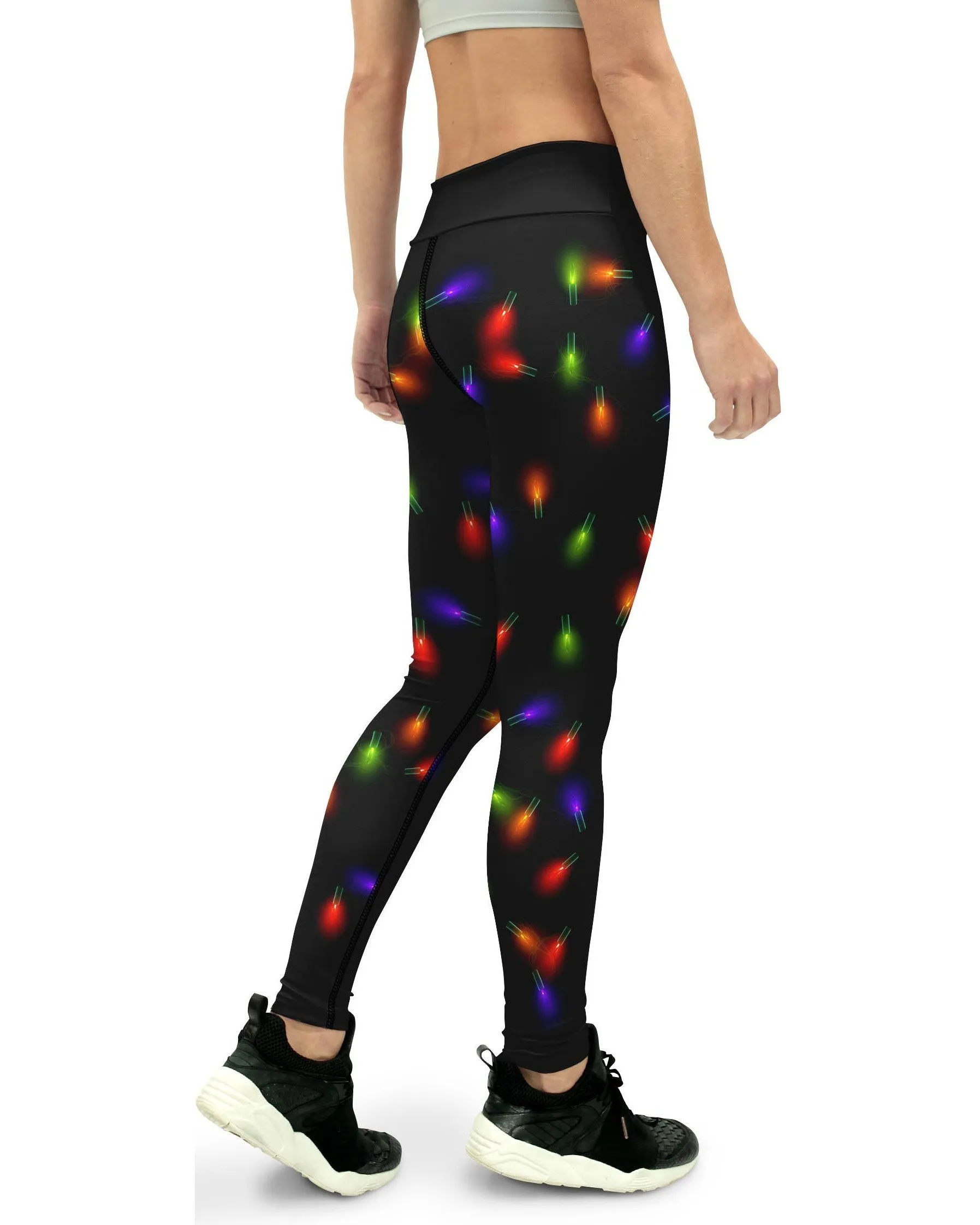 Small Christmas Lights Yoga Pants