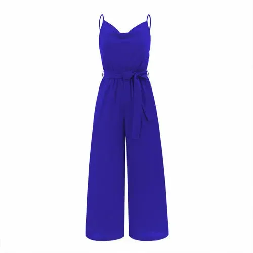 Sophisticated Sleeveless Wide Leg Jumpsuit for Women