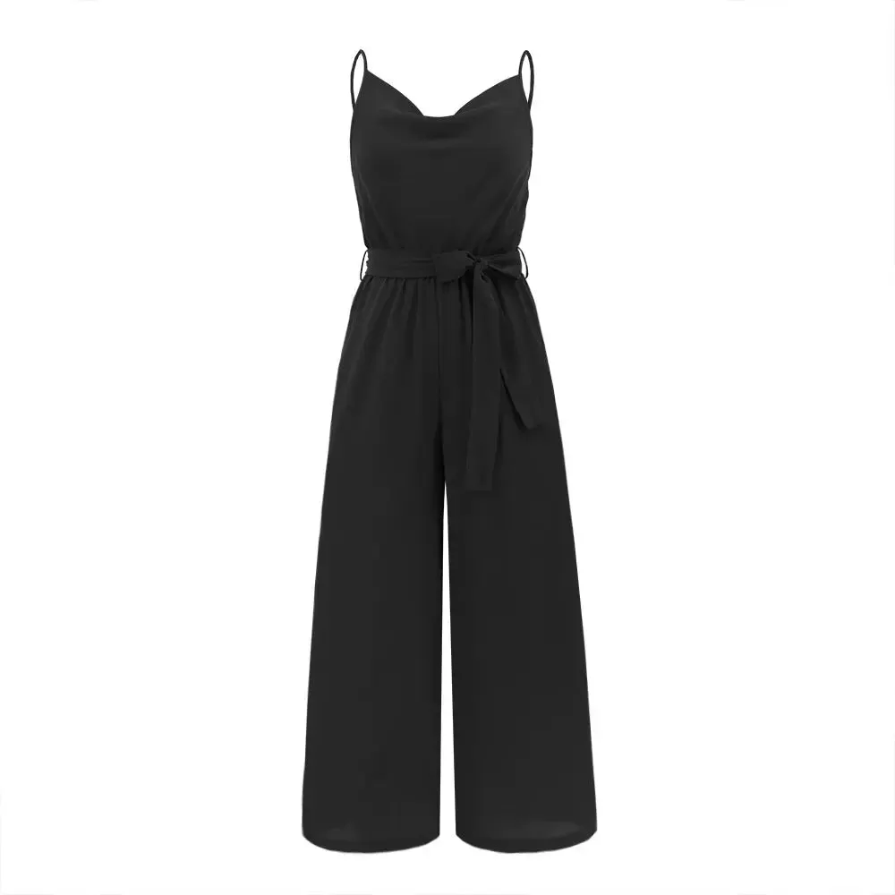 Sophisticated Sleeveless Wide Leg Jumpsuit for Women