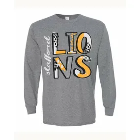 Stafford Lions - Splatter Long Sleeve T-Shirt