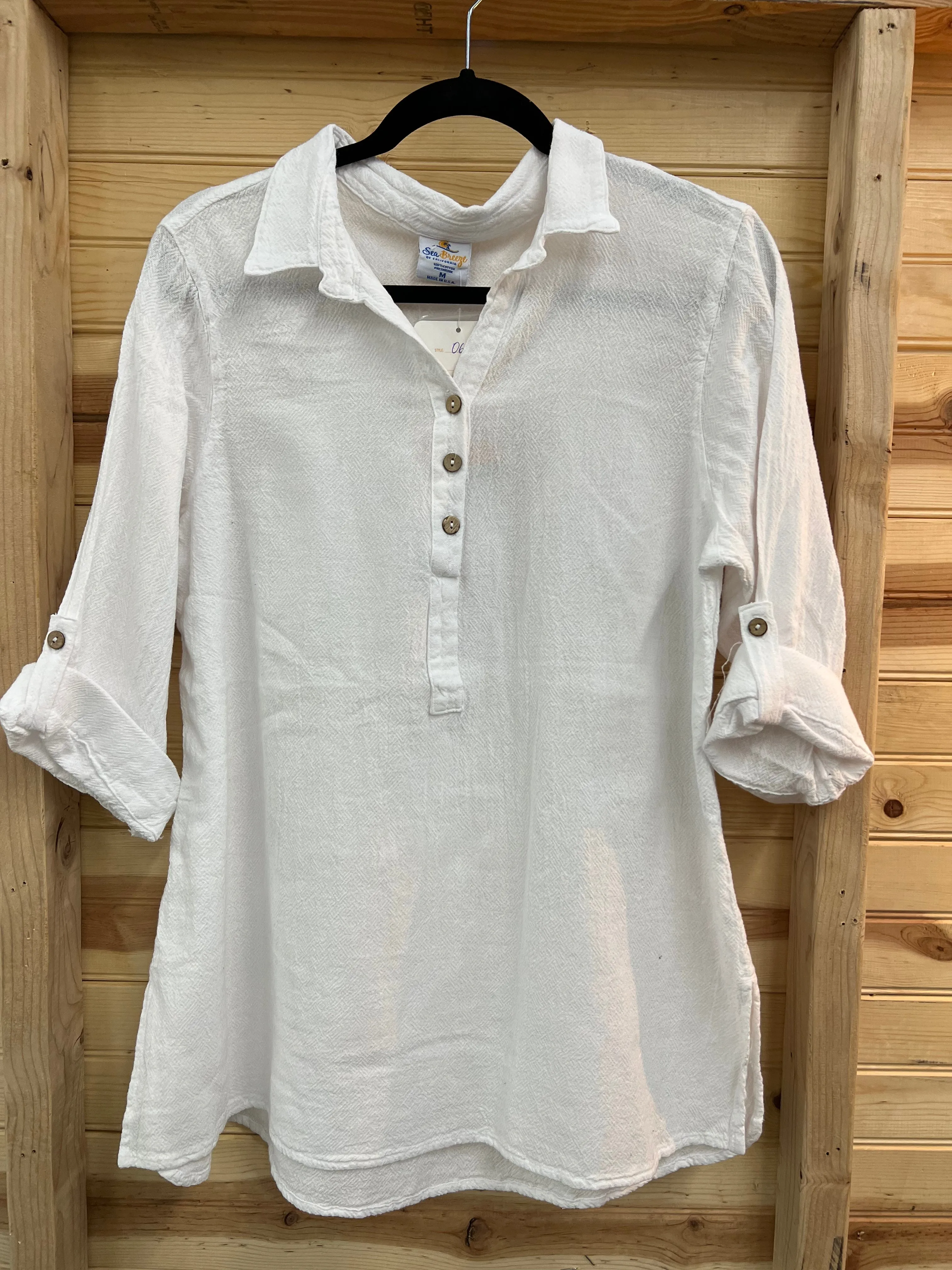 Sunrise Reef Linen Top