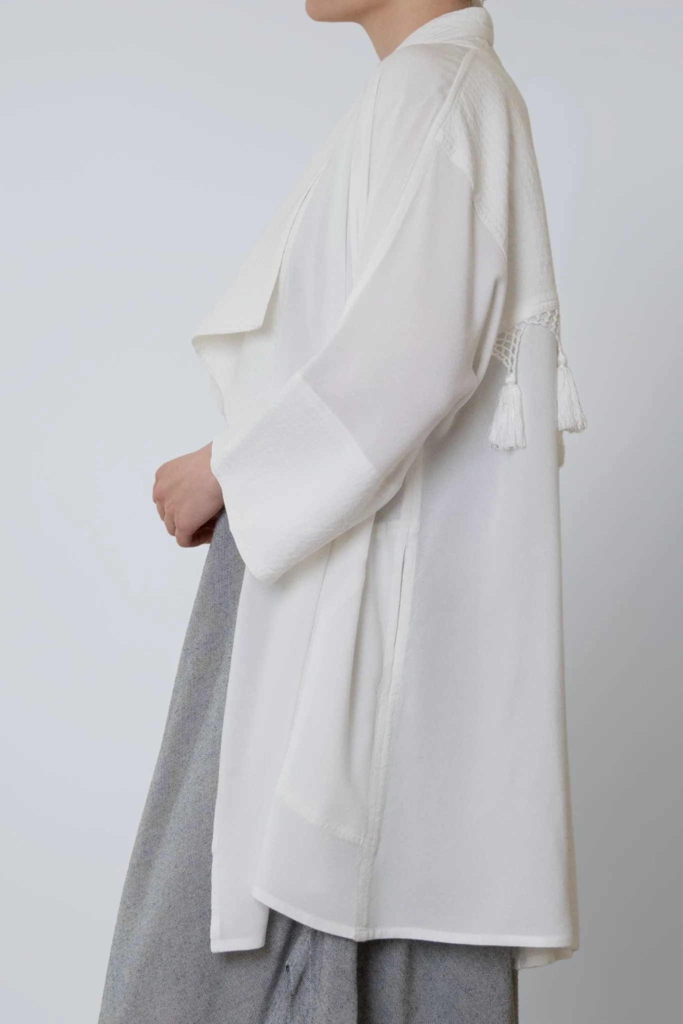 Tassel Jacket - White