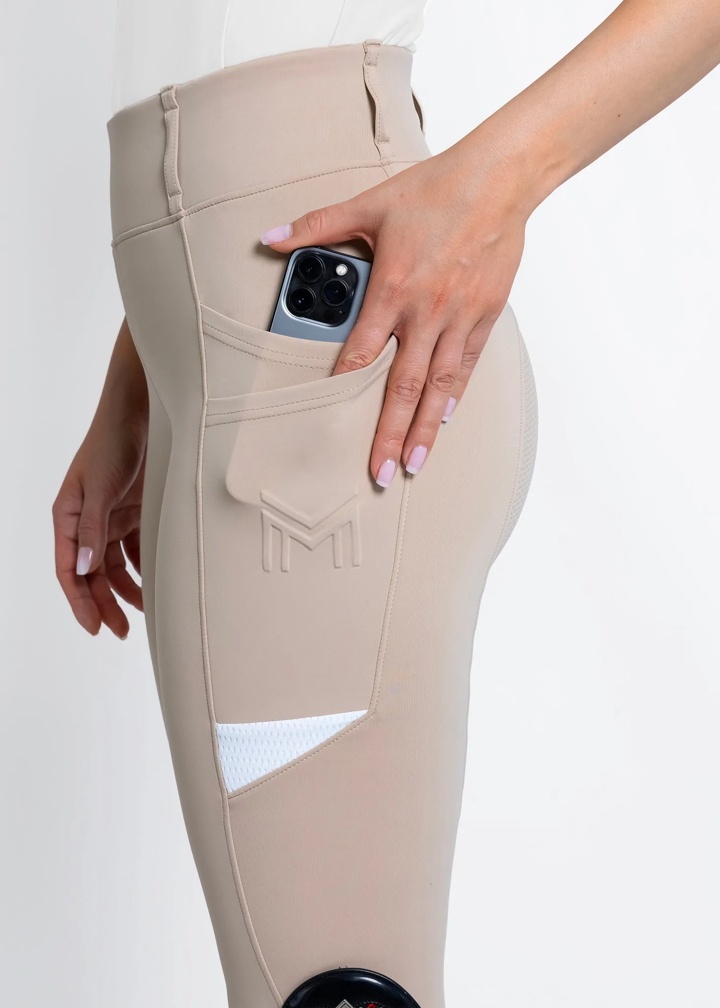 Tech Riding Leggings (Beige)