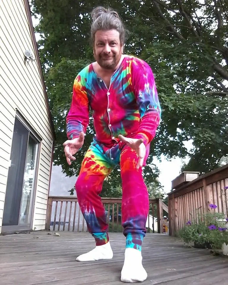 Tie-Dyed Union Suit