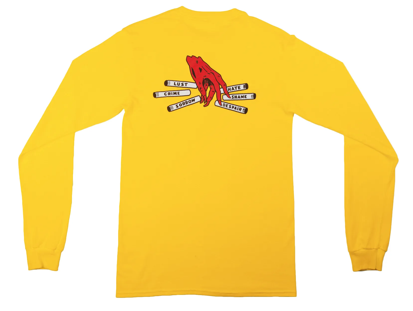 UNLEASHED PASSIONS LS T-SHIRT - YELLOW