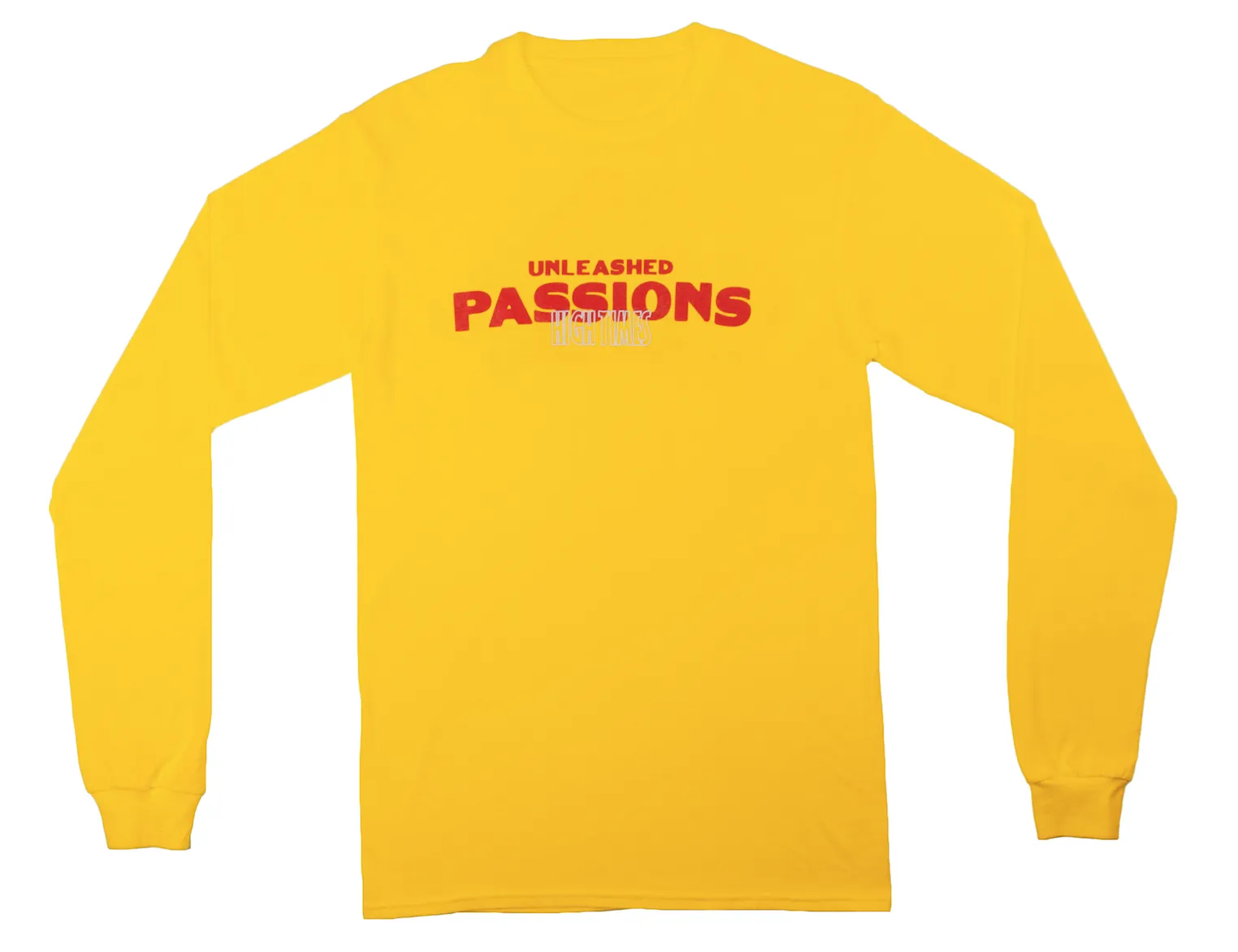 UNLEASHED PASSIONS LS T-SHIRT - YELLOW