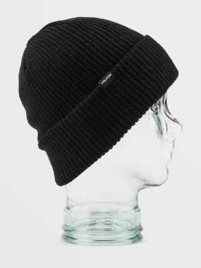 Youth Lined Beanie - BLACK - (KIDS)