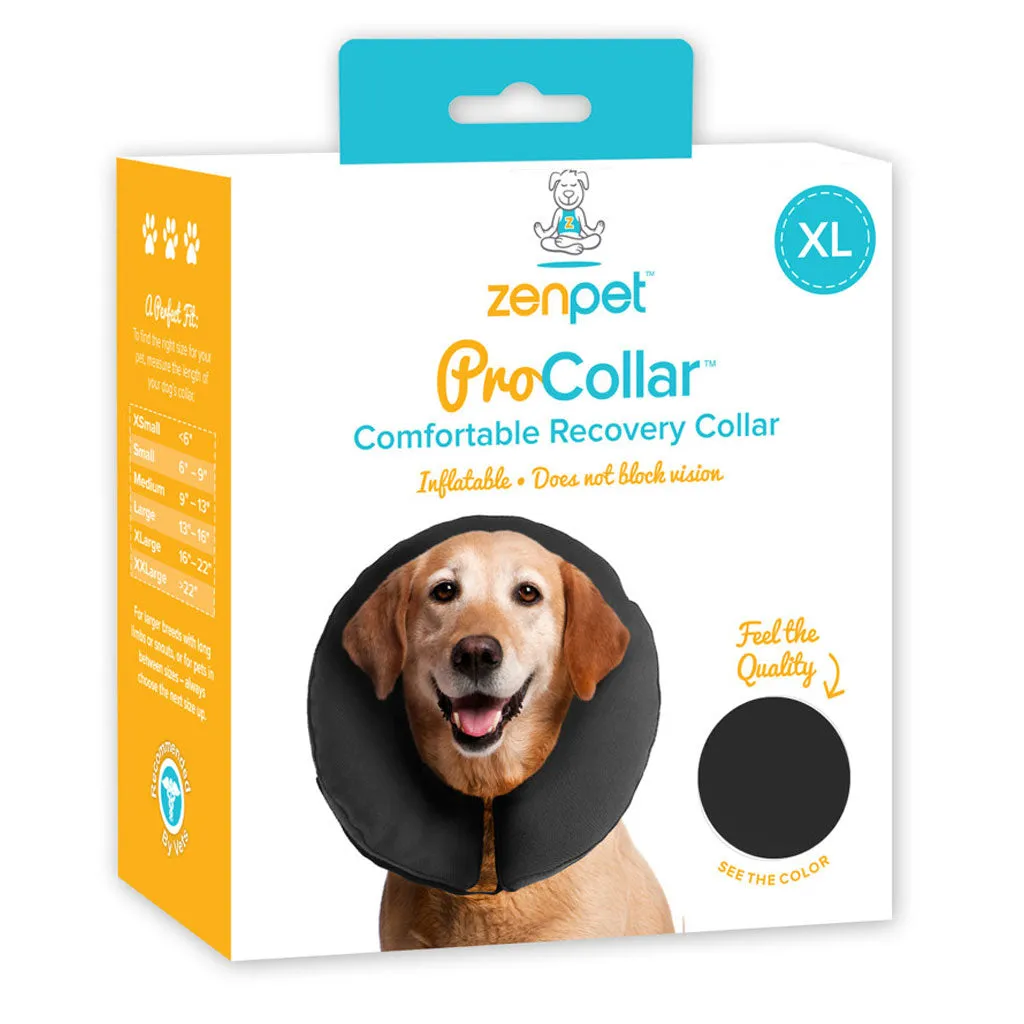 ZenPet ZenCollar Inflatable Recovery Collar for Dogs & Cats