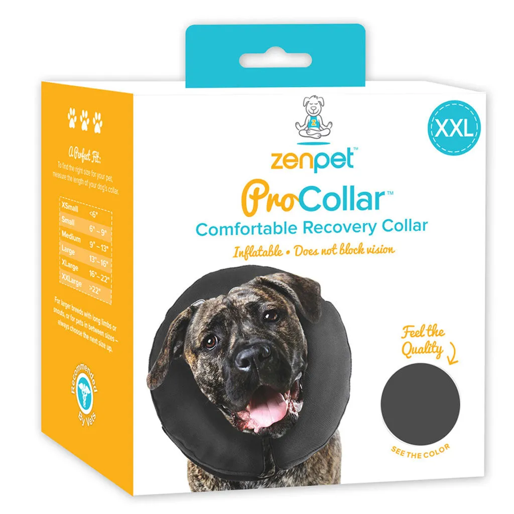 ZenPet ZenCollar Inflatable Recovery Collar for Dogs & Cats