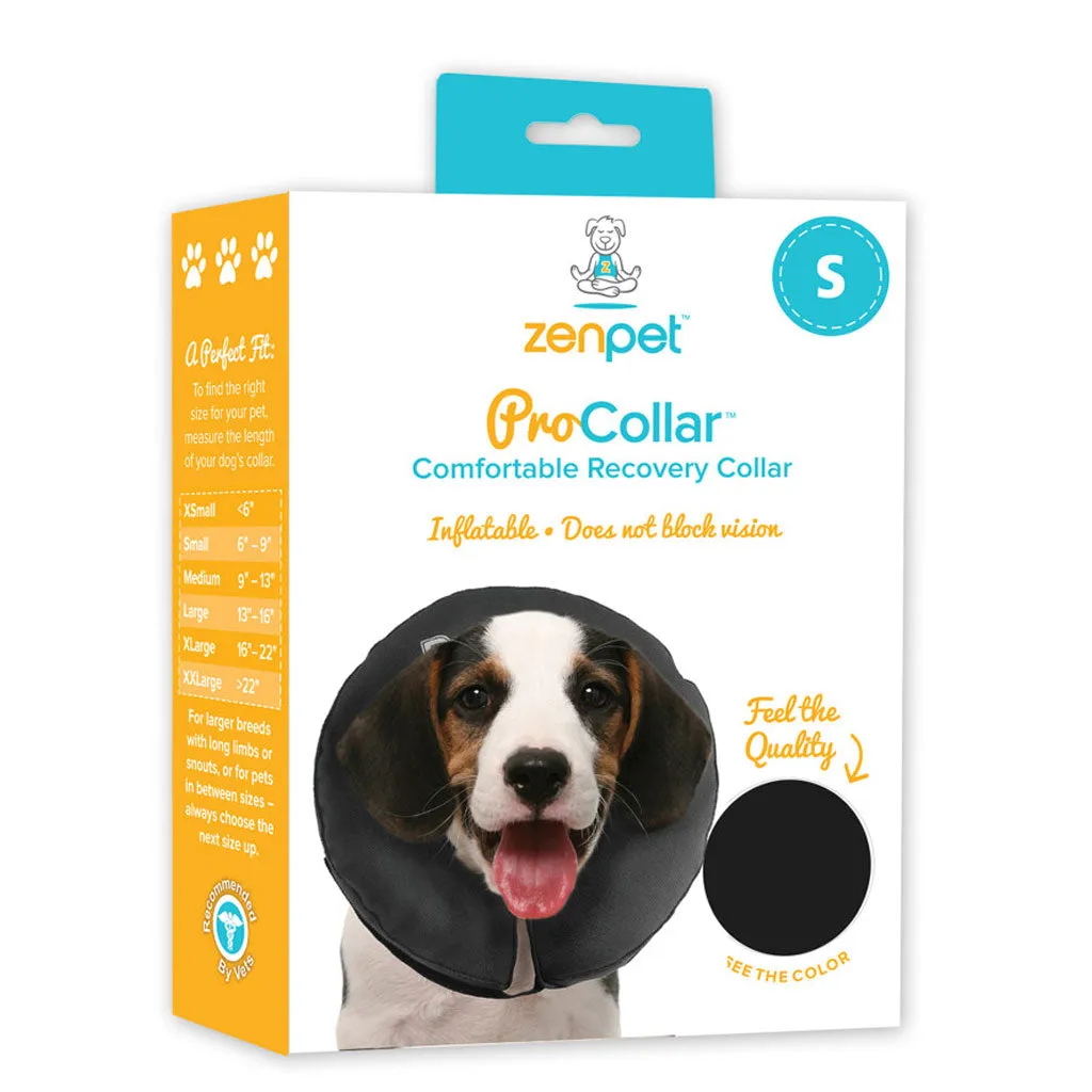 ZenPet ZenCollar Inflatable Recovery Collar for Dogs & Cats