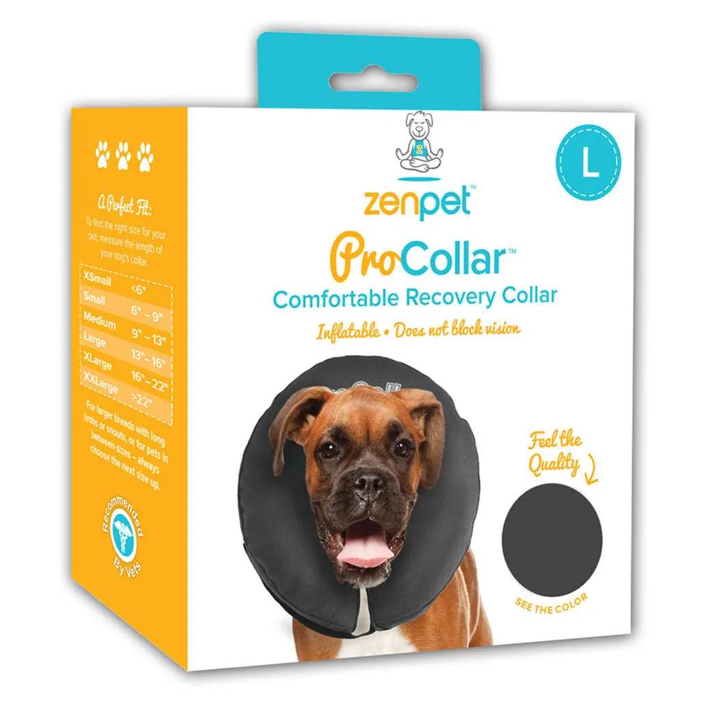 ZenPet ZenCollar Inflatable Recovery Collar for Dogs & Cats